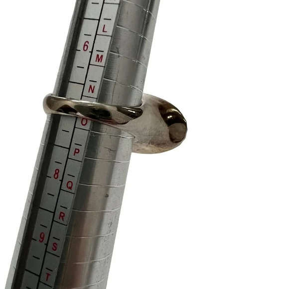 Sterling Silver Onyx CZ Statement Ring - Picture 6 of 10